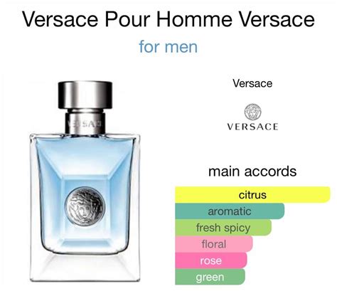 versace herengeuren|versace pour homme notes.